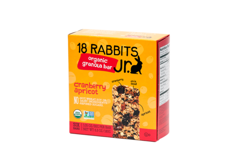 Cranberry Apricot Jr. Bar (6 bars/pack)